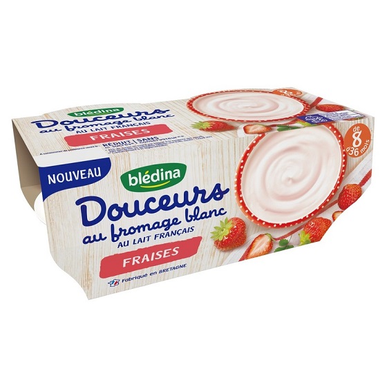 Sữa chua phô mai Bledina 4 hộp x 100g