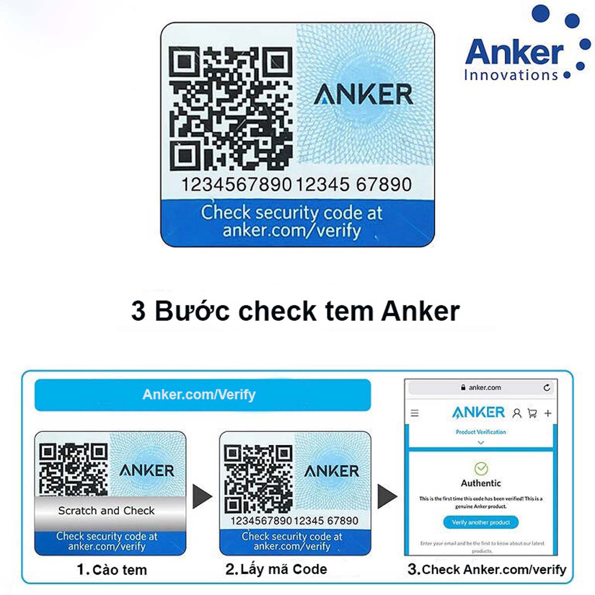 Pin Kiềm AA Anker Alkaline Bộ 2 Pin - B1810