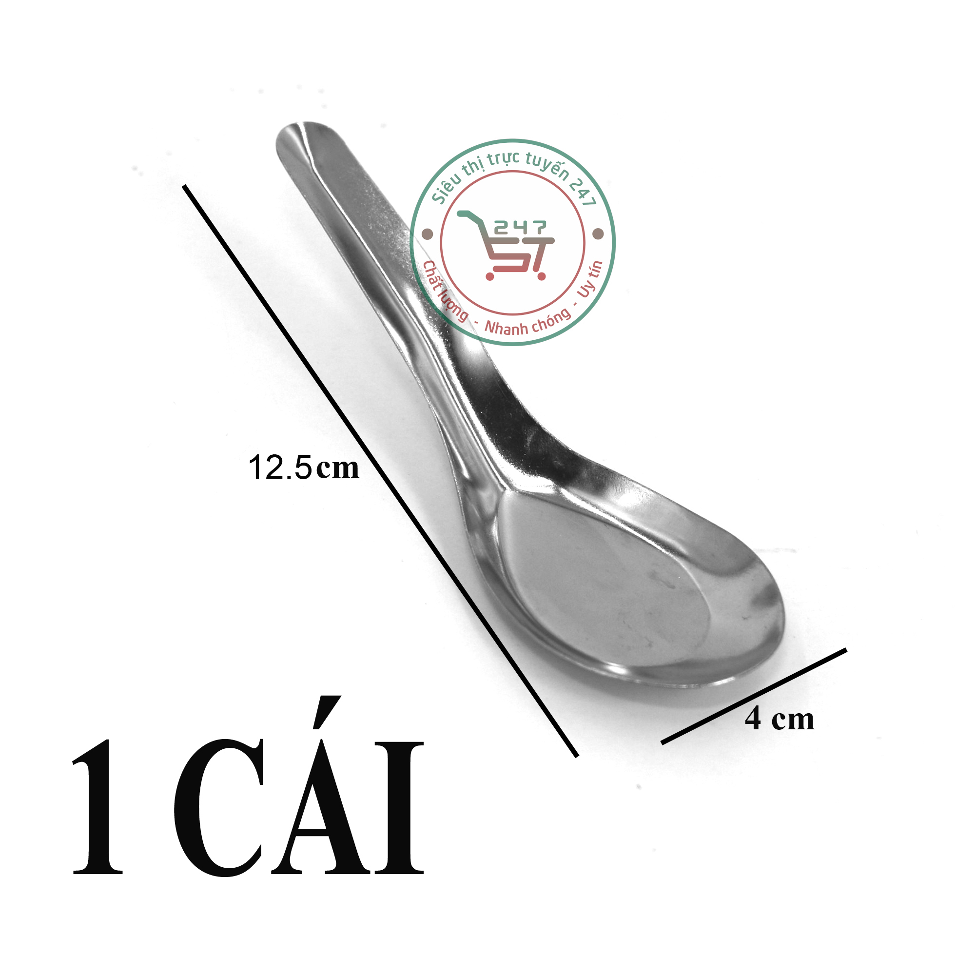 Muỗng inox nhỏ dùng ăn cơm Thìa ăn cơm inox sạch sẽ sáng bóng là đồ dùng bàn ăn tiện lợi cho nhà bạn