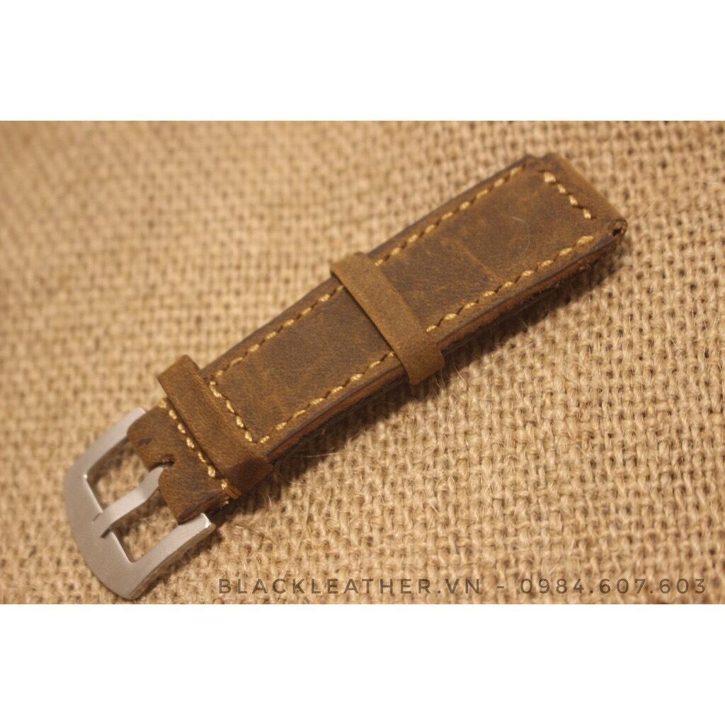 Dây da Casi_o Ae1200 - Da sáp ngựa Handmade (Tặng kèm khoá + cây thay dây )