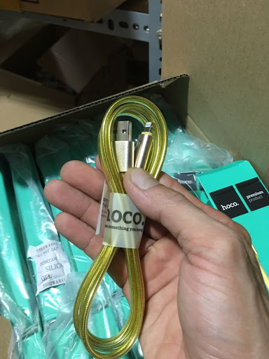 NLVSHOP - CÁP HOCO IPHONE UPL12 CÓ ĐÈN BÁO SẠC PIN DÀI 1M2