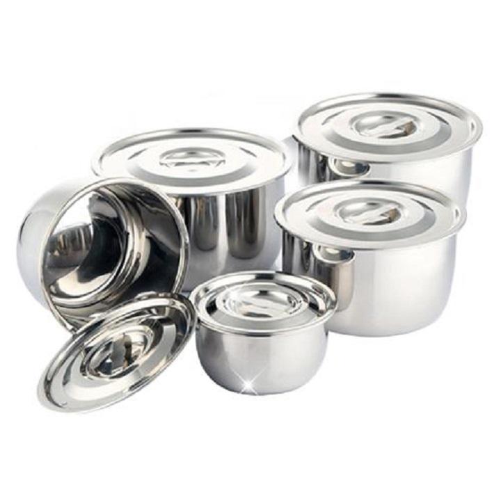 [HCM]Bộ 5 nồi inox mishio