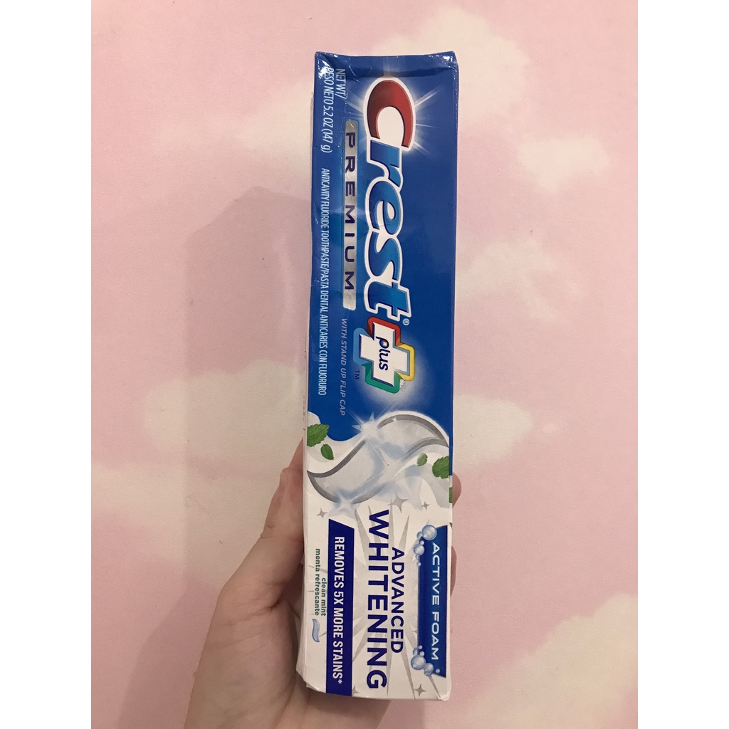 Kem Đánh Răng Crest Premium Plus Advanced Whitening 147G
