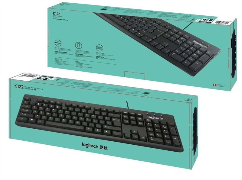 Bàn phím máy tính logi K122 - Bàn phím có dây cho vi tính ,laptop, Pc ,v..v - Bảo hành 12 tháng