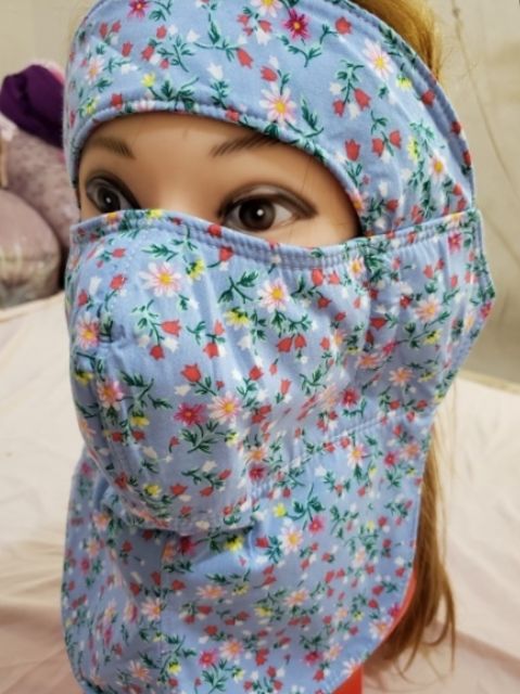 Khẩu trang yếm Ninja lớn che chán