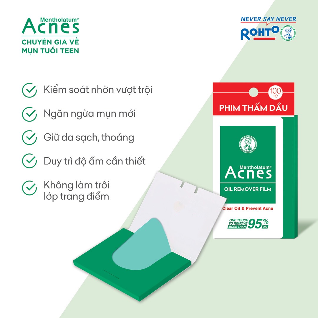 [HCM]Phim thấm dầu Acnes Oil Remover Film 50 tờ