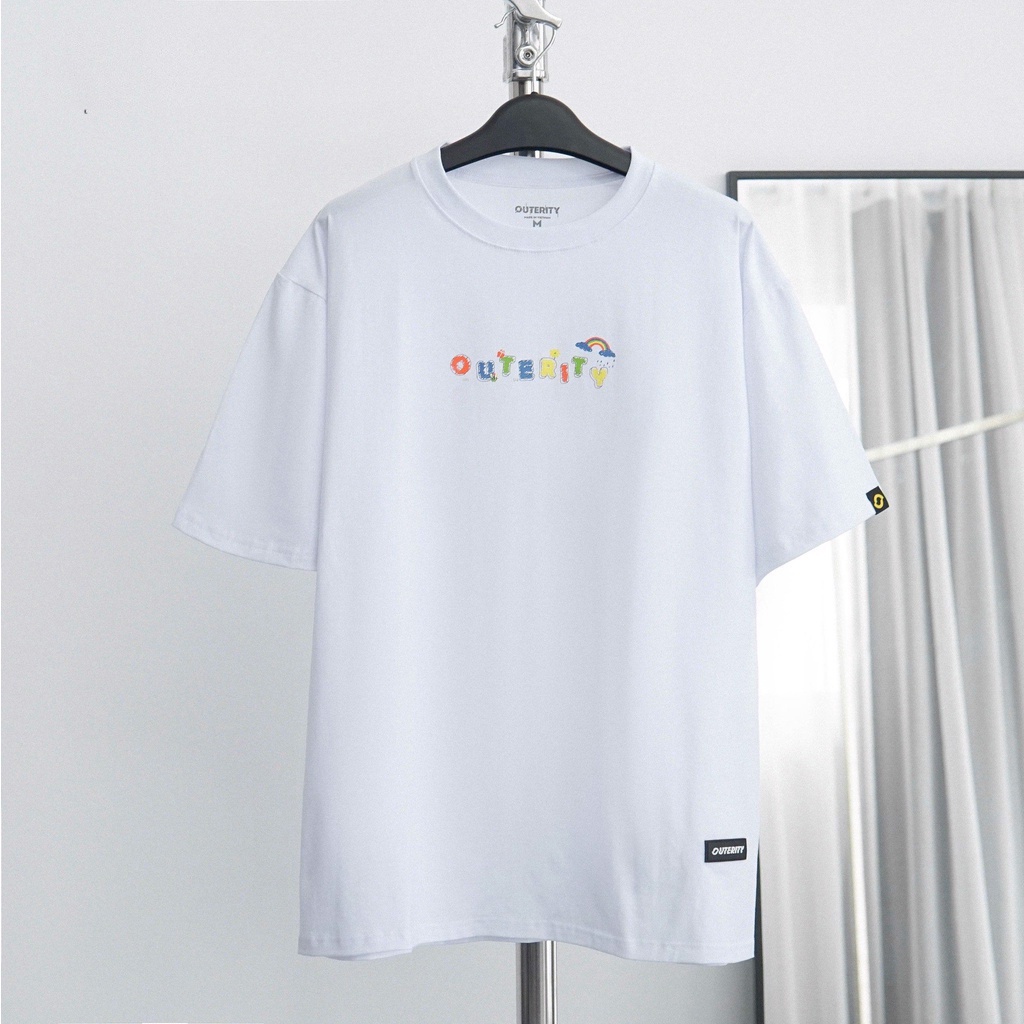 Áo thun Tee Color Outerity , form rộng tay lỡ , Vender ( V203 )