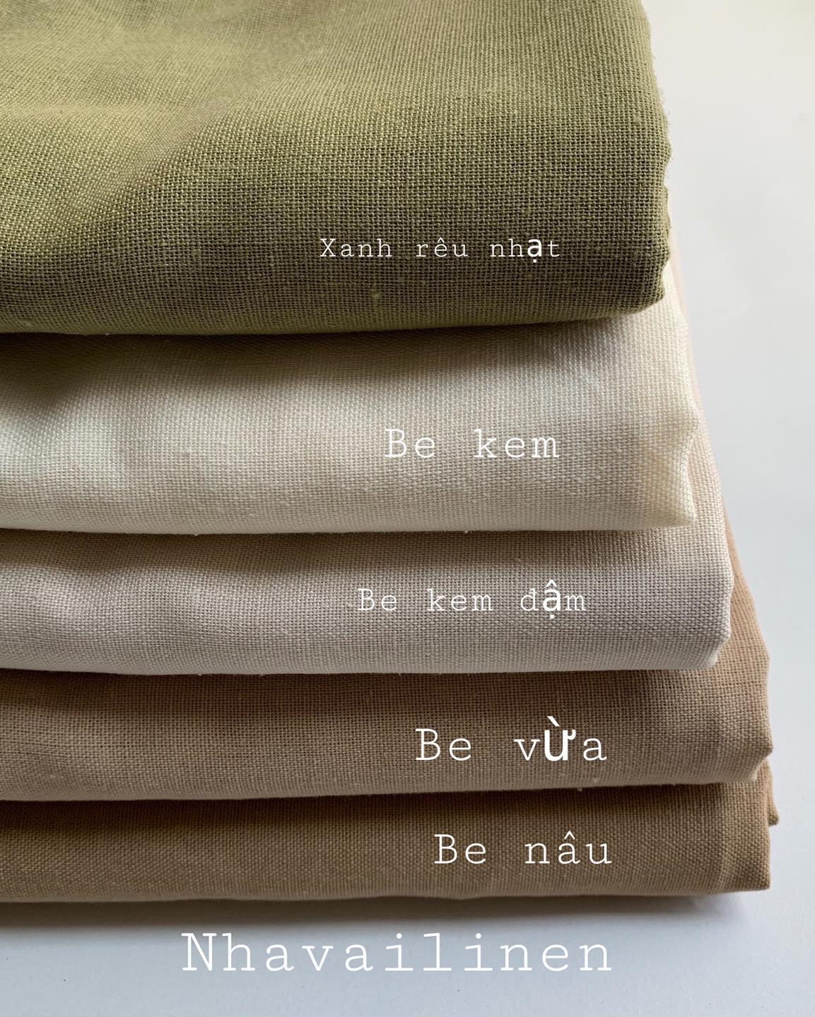 [HCM]LINEN BỘT TRƠN NHÀ VẢI LINEN