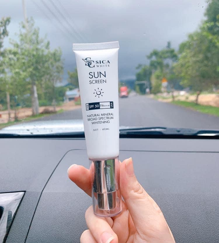 [HCM]KEM CHỐNG NẮNG CAO CẤP SICA WHITE { tặng kèm 1 cột tóc siêu xinh } Nhuthaoshop