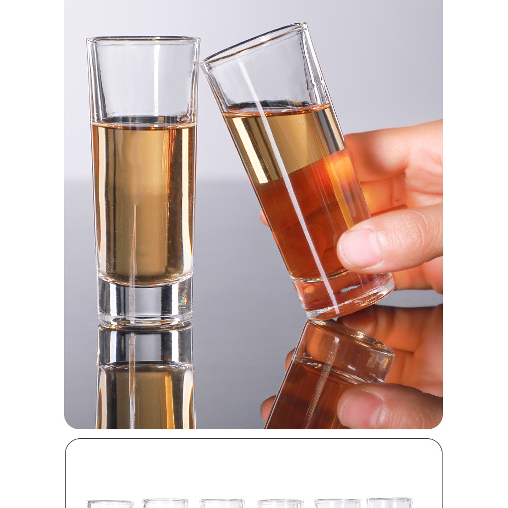 Ly Shot Trụ Đứng - Ly Thủy Tinh 70ml