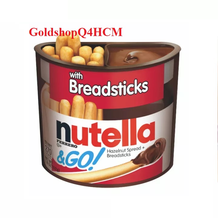 BÁNH QUE CHẤM NUTELLA 52G HSD 9/2022
