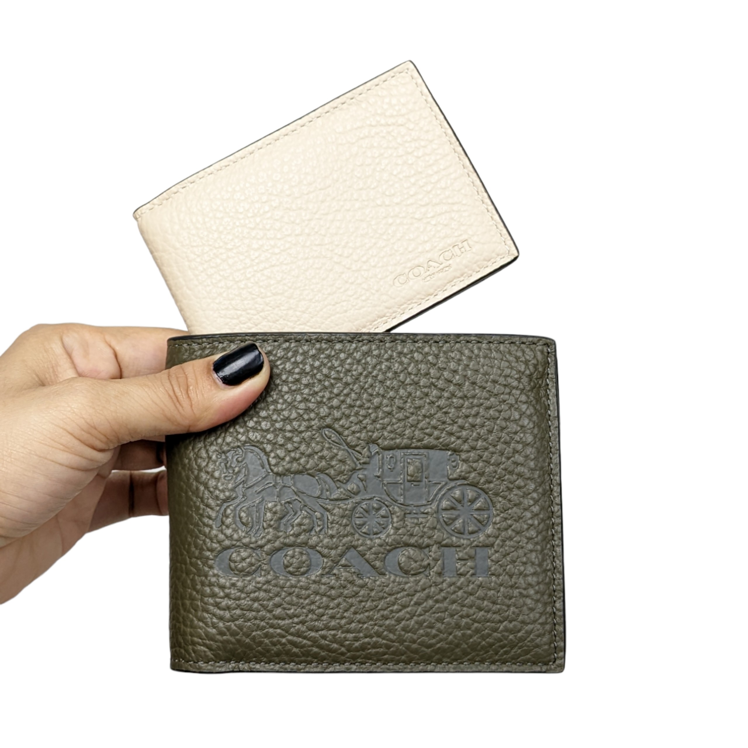 Ví Coach Men Double BillFold dòng retail cao cấp thương hiệu độc quyền của Mỹ