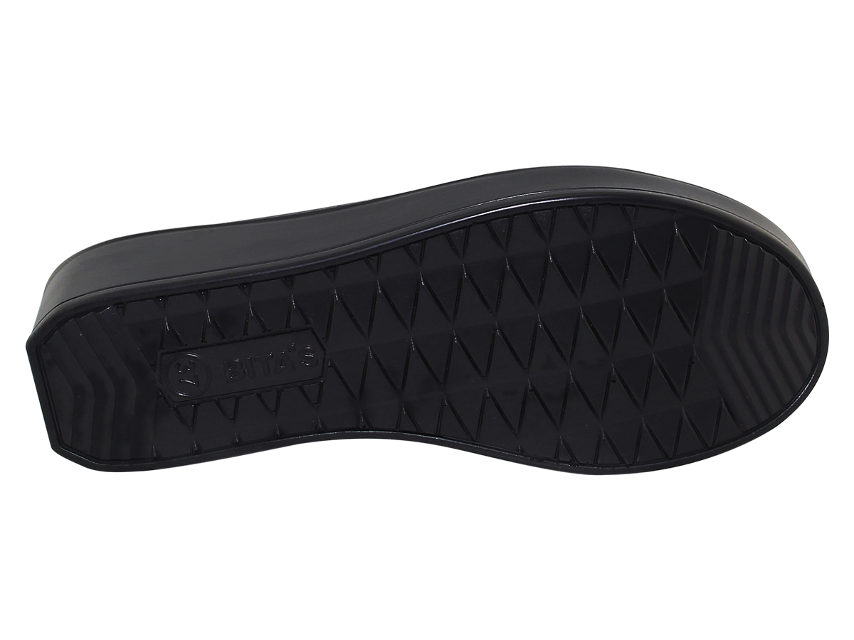 SANDAL ĐẾ BẰNG NỮ SYN.284 (ĐEN + KEM XÁM)