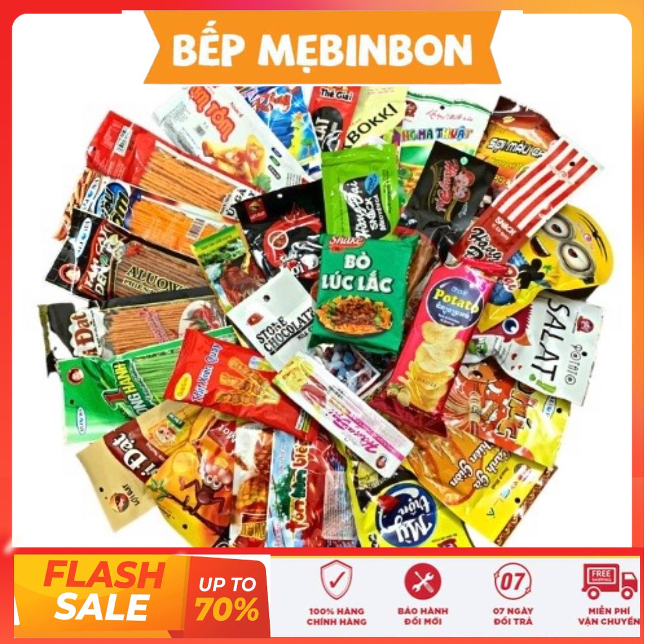 Set ăn vặt cổng trường 30 gói cay cay - ăn vặt cổng trường