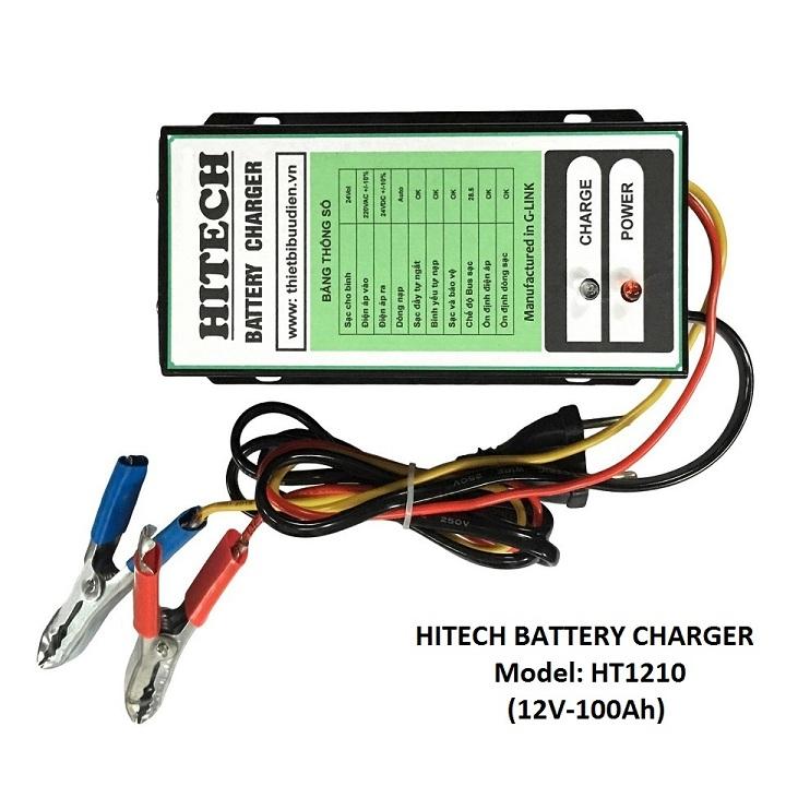 SẠC ắc quy tự động HITECH HT1210 ( 12V- 100Ah )