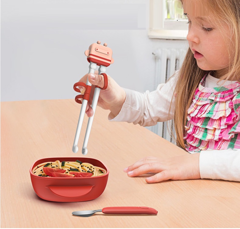 Bộ thìa và đũa tập ăn cho bé Hogokid- TD01