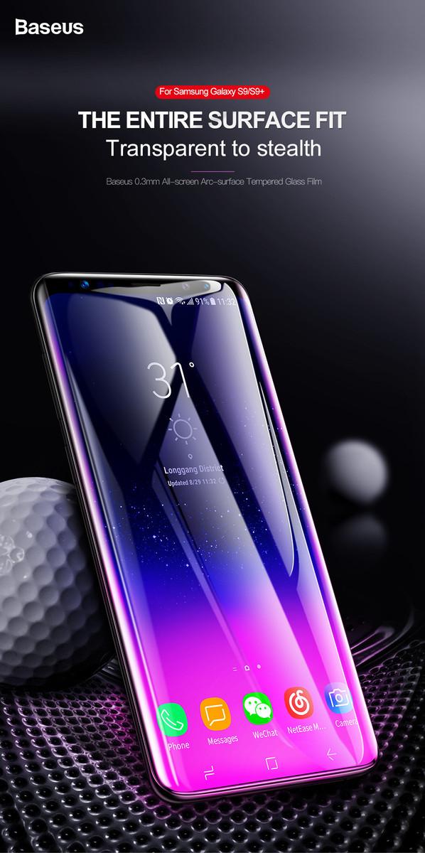 Kính cường lực 3D Baseus LV241 Samsung S9