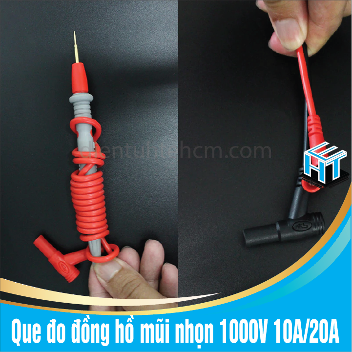 Que đo đồng hồ mũi nhọn 1000V 20A