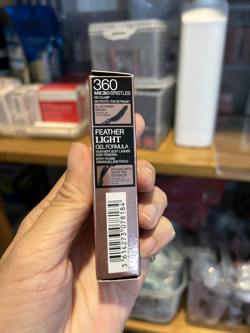 MINISIZE - 2.5ML/CÂY - CHUỐT MI MASCARA LÀM DÀY MI (HÀNG MUA TẠI SEPHORA)