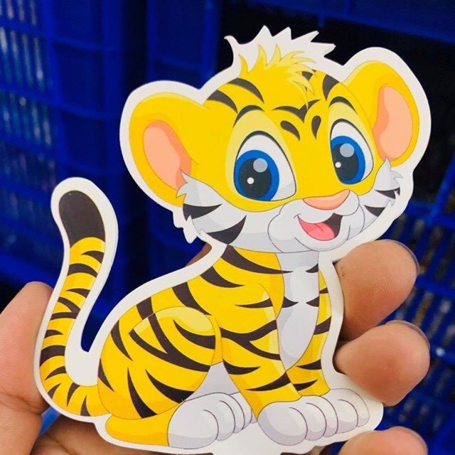 Sét trang trí sinh nhật cho bé - SET THẺ CẮM 12 CON GIÁP (25 thẻ * 12 túi)