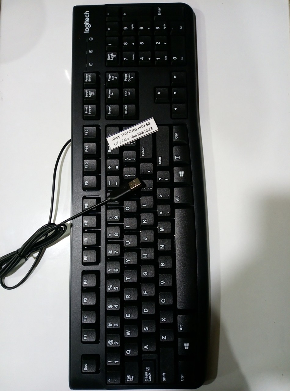 Bàn phím có dây keyboard logitech k120 - chuẩn usb