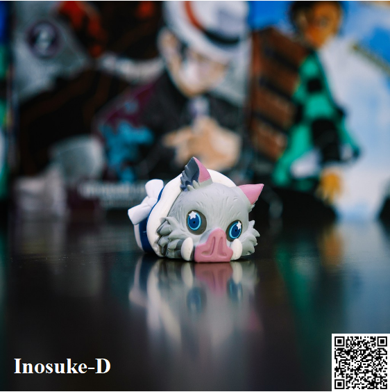 1188 Mô hình Lưỡi Gươm Diệt Quỷ - Kimetsu No Yaiba Chibi nhân vật Inosuke -D