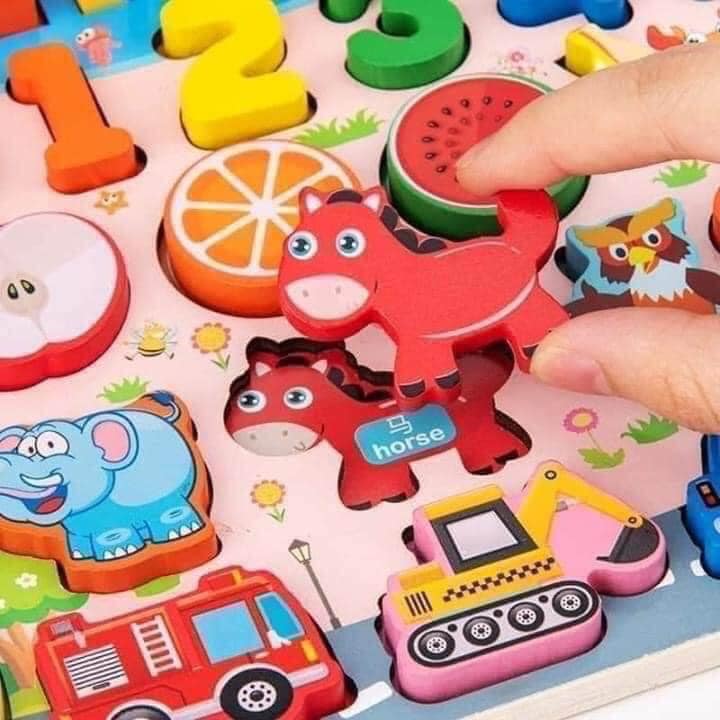 Bộ Câu Cá Gỗ Cho Bé