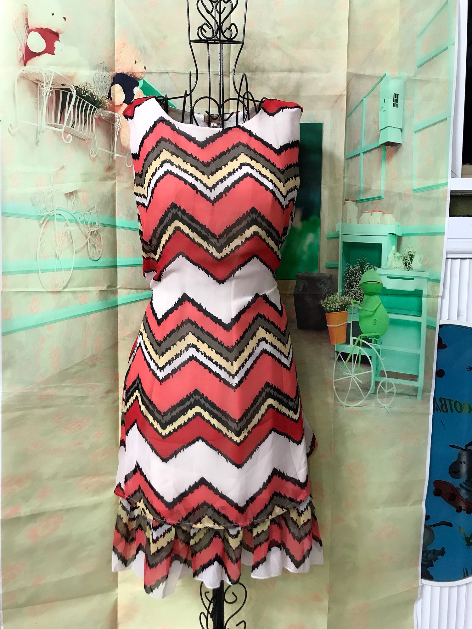 Đầm voan ( 2 lớp ) size 40-55 kg