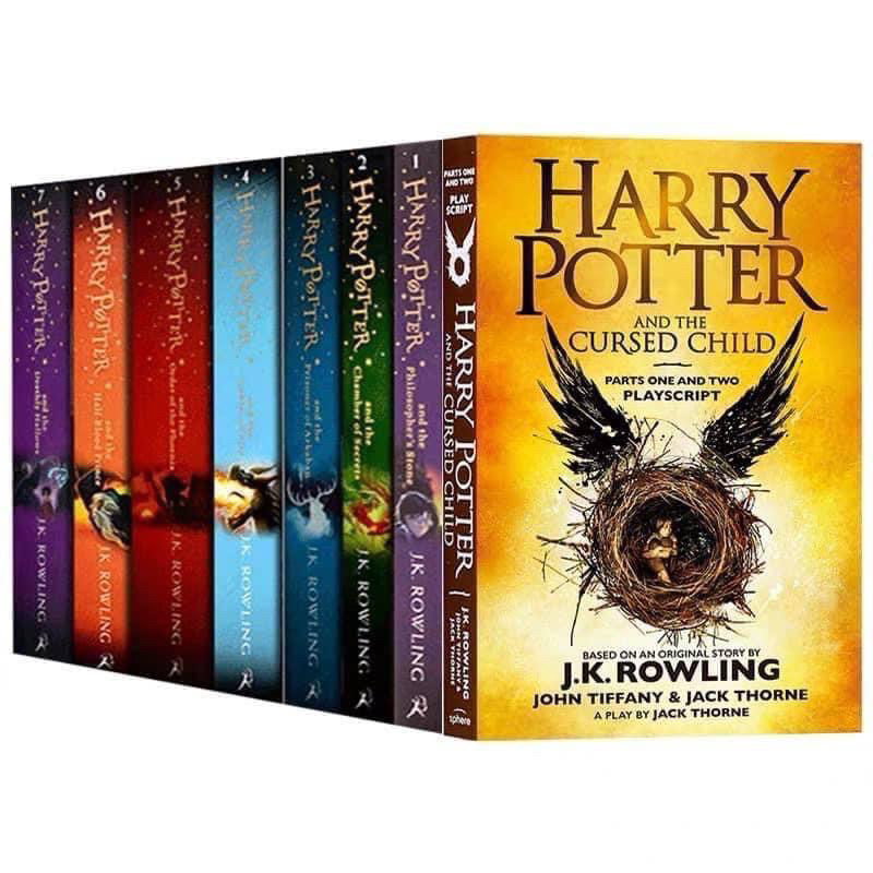 Bộ Nhập Khẩu Tiếng Anh HARRY POTTER 8Q (Như Hình)