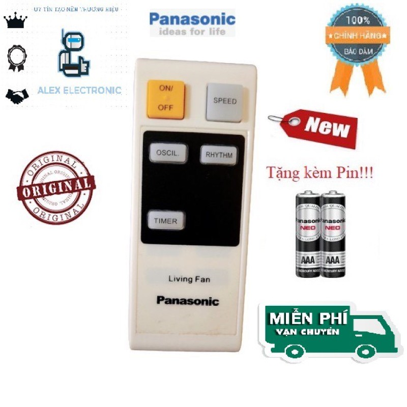 Bảng giá Điều khiển quạt cây, treo tường Panasonic - Hàng mới chính hãng 100% Tặng kèm Pin-Điện tử Alex