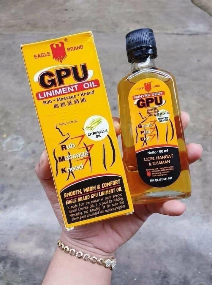 DẦU xoa bóp giảm đau hương xả GPU