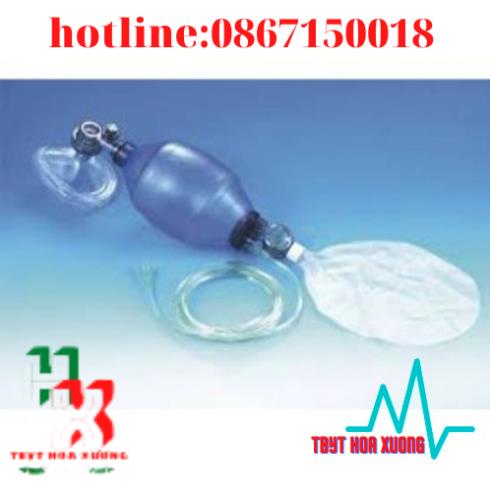 Bóng Bóp Ambu Cấp Cứu Oxy Tập Thở [Người Lớn, Trẻ Em]