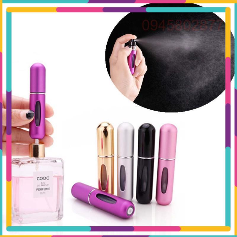 [ HÀNG MỚI ]Chai Đựng Nước Hoa - Chai Chiết Nước Hoa mini 5ml (8,1cmx1,6cm)-Lọ chiết nước hoa mini siêu tiện lợi dễ dàng mang theo khi đi ra ngoài
