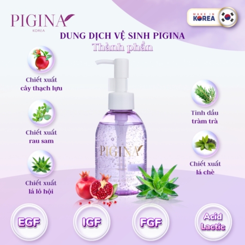 Dung dịch vệ sinh phụ nữ Pigina 150ml- Hàn Quốc