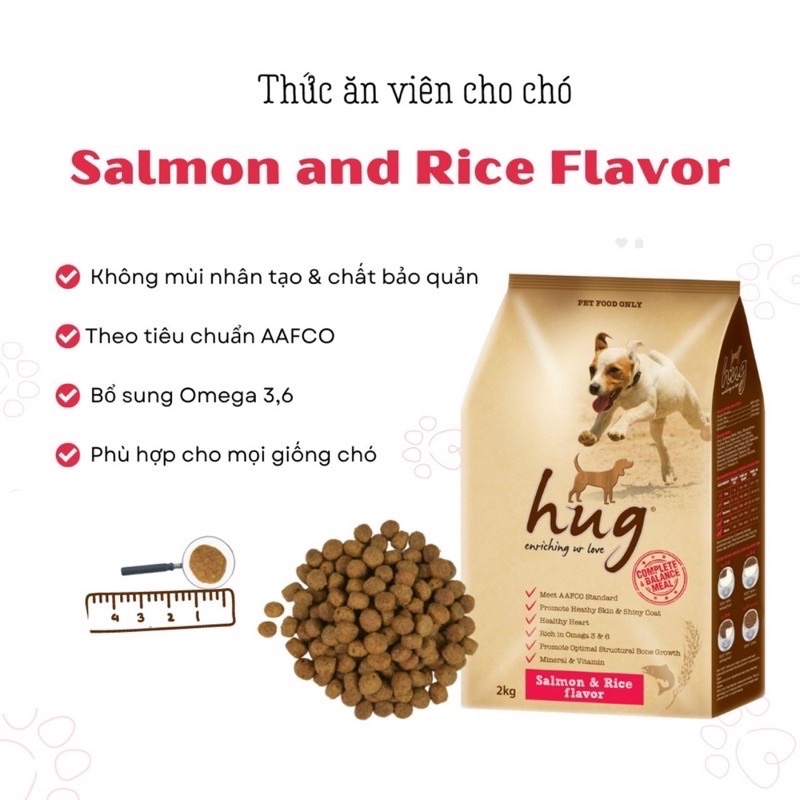 Thức ăn Hug cho chó mọi lứa tuổi (Túi 2kg)
