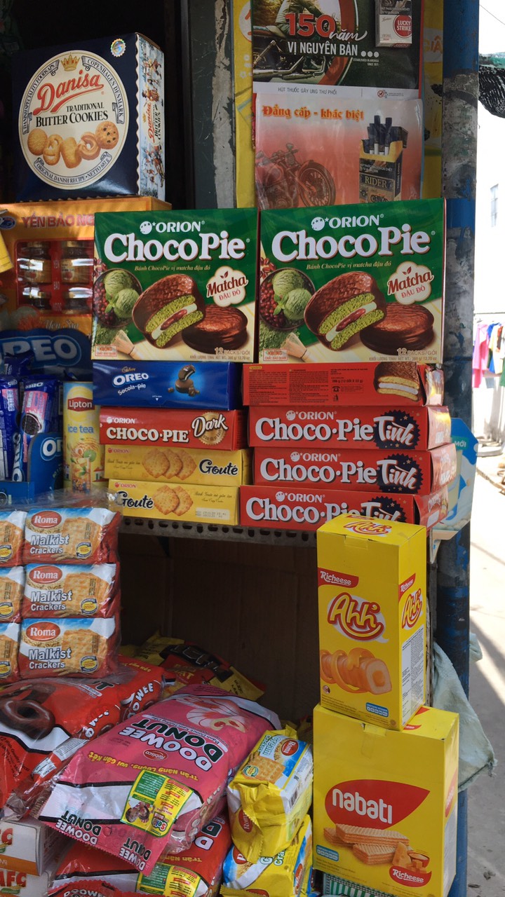 [HCM]bánh chocopie maccha 12p dale