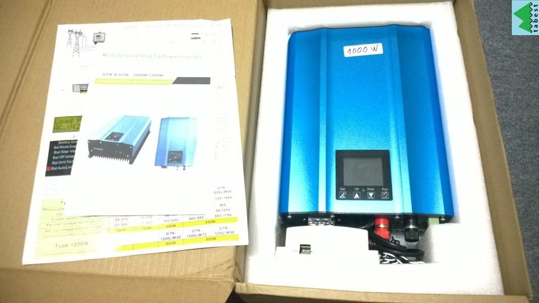 Máy hòa lưới điện mặt trời bám tải GT1000, LCD