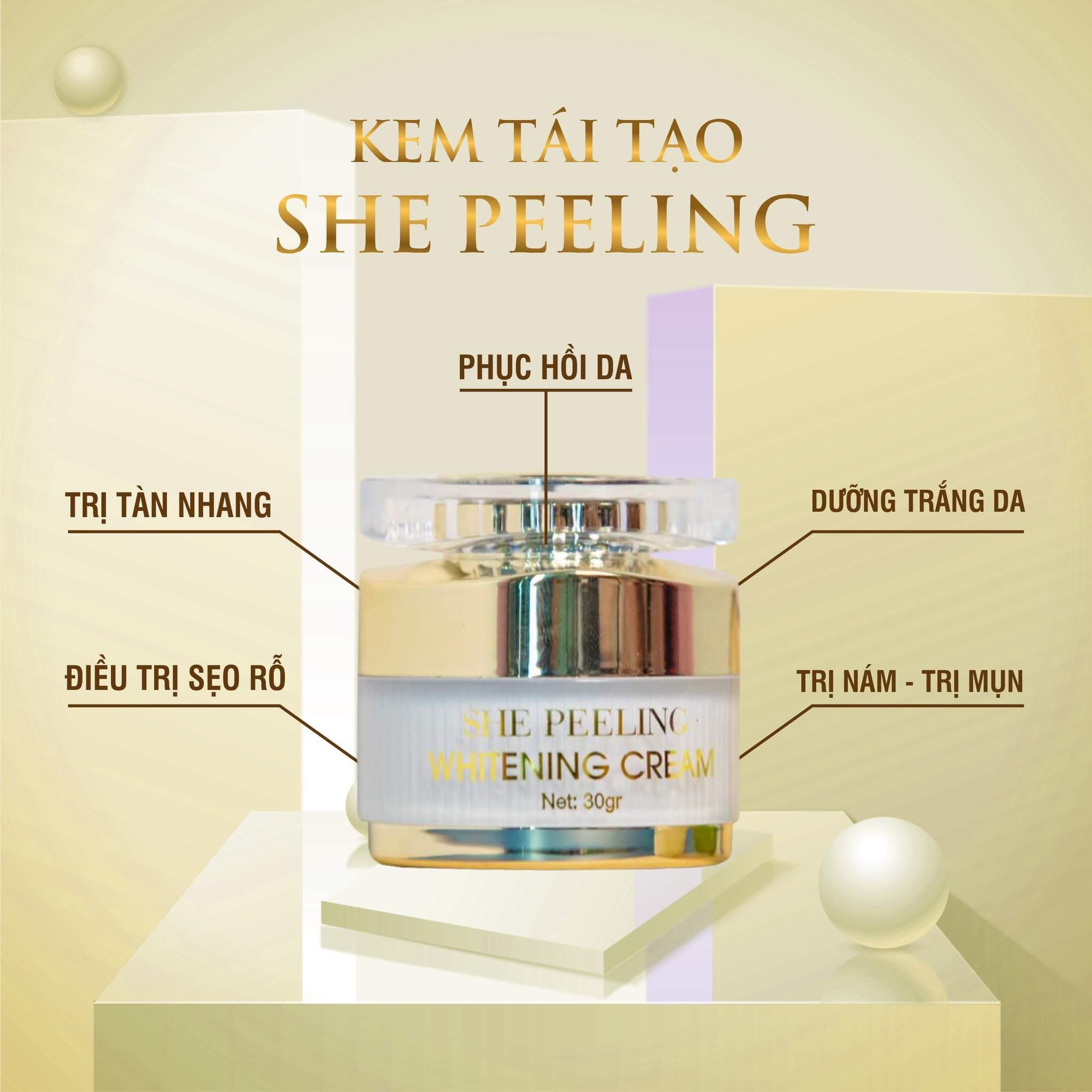 Mẫu mới - Kem Peeling Tái Tạo Da Mặt.