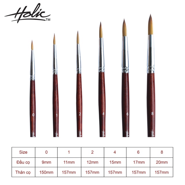 Cọ Vẽ Holic 1999 Nabii Art