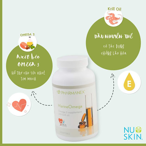 Thực Phẩm bảo vệ sức khỏe Nuskin Marine Omega (120 viên)