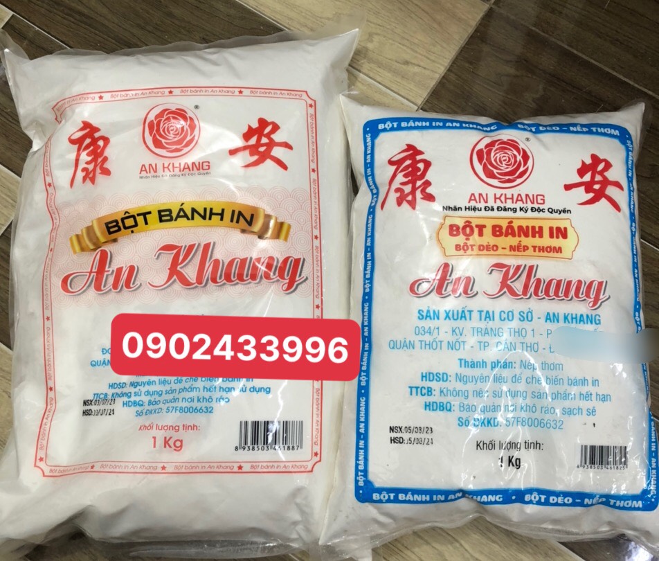 COMBO BỘT BÁNH IN AN KHANG 2 TÚI 2KG