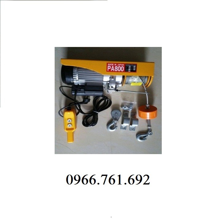 máy tời điện pa800 cáp dài 30m