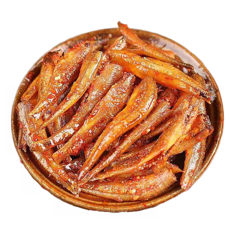 Cá Cay Hồ Nam Ăn Vặt Trung Quốc - Cá Cơm Cay Tẩm Vị Ăn Liền - Gói 12G - foody.taiwan