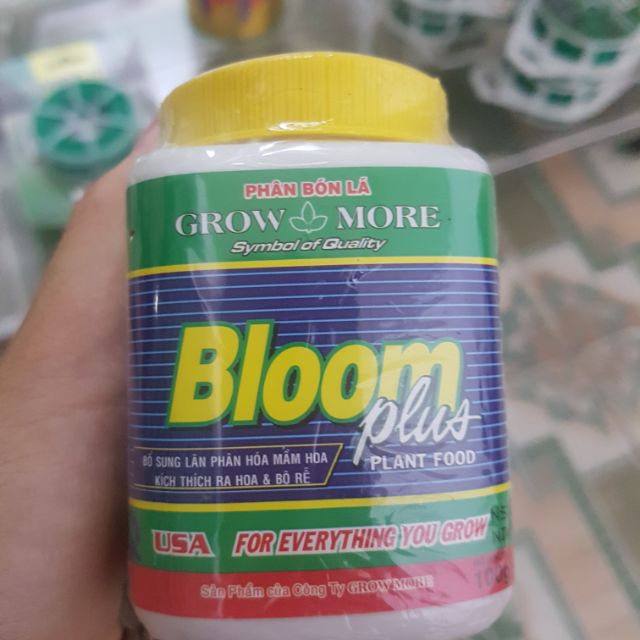 Phân bón lá Growmore bloom plus 10-55-10  hũ 100gr