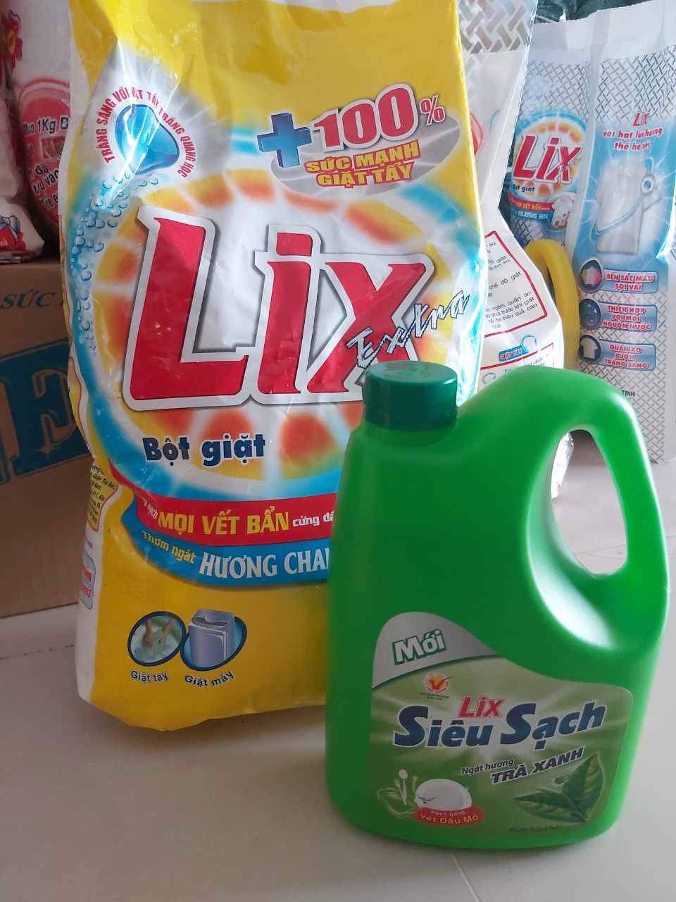 Bột giặt LIX 5.5kg Hương Chanh