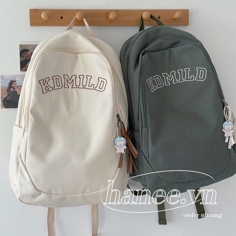 Backpack School Bag Basic ulzzang BL04