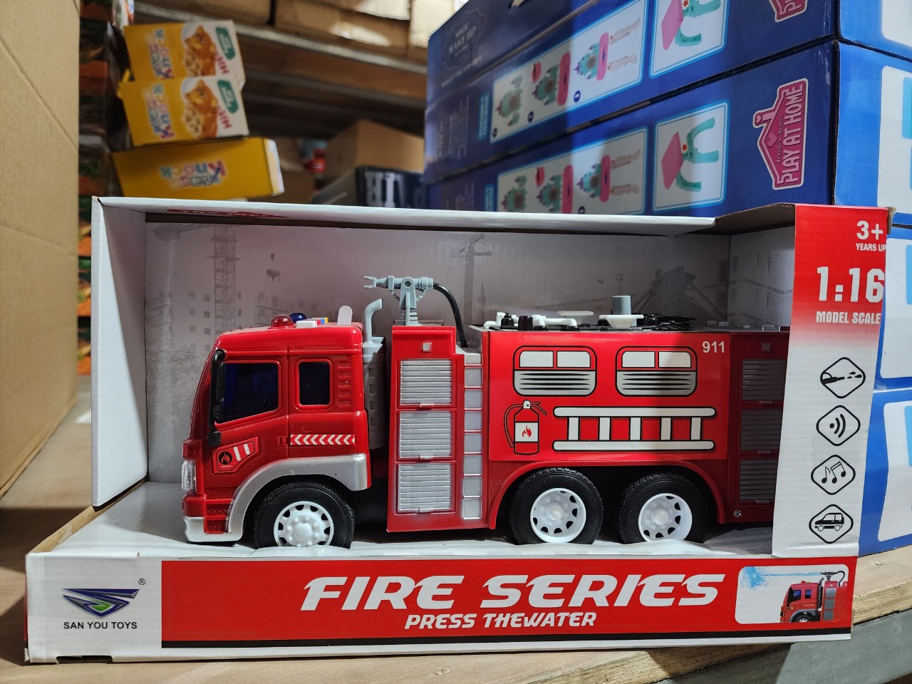 Xe cứu Hỏa phun nước  HUNTERSON TOYS