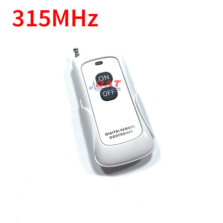 [HCM]Remote RF 2 Nút On OFF 300 Mét Kèm Đế