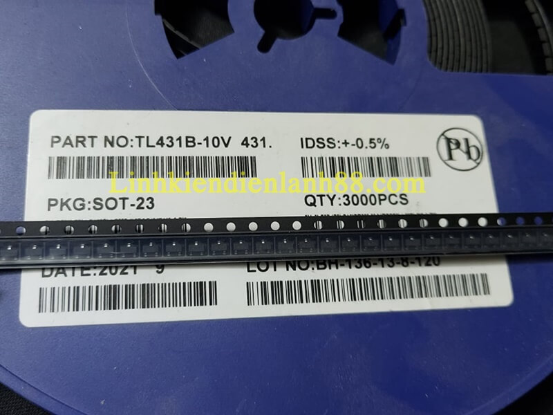 10 Con IC TL431 431 dán sot-23 mới, chính hãng !