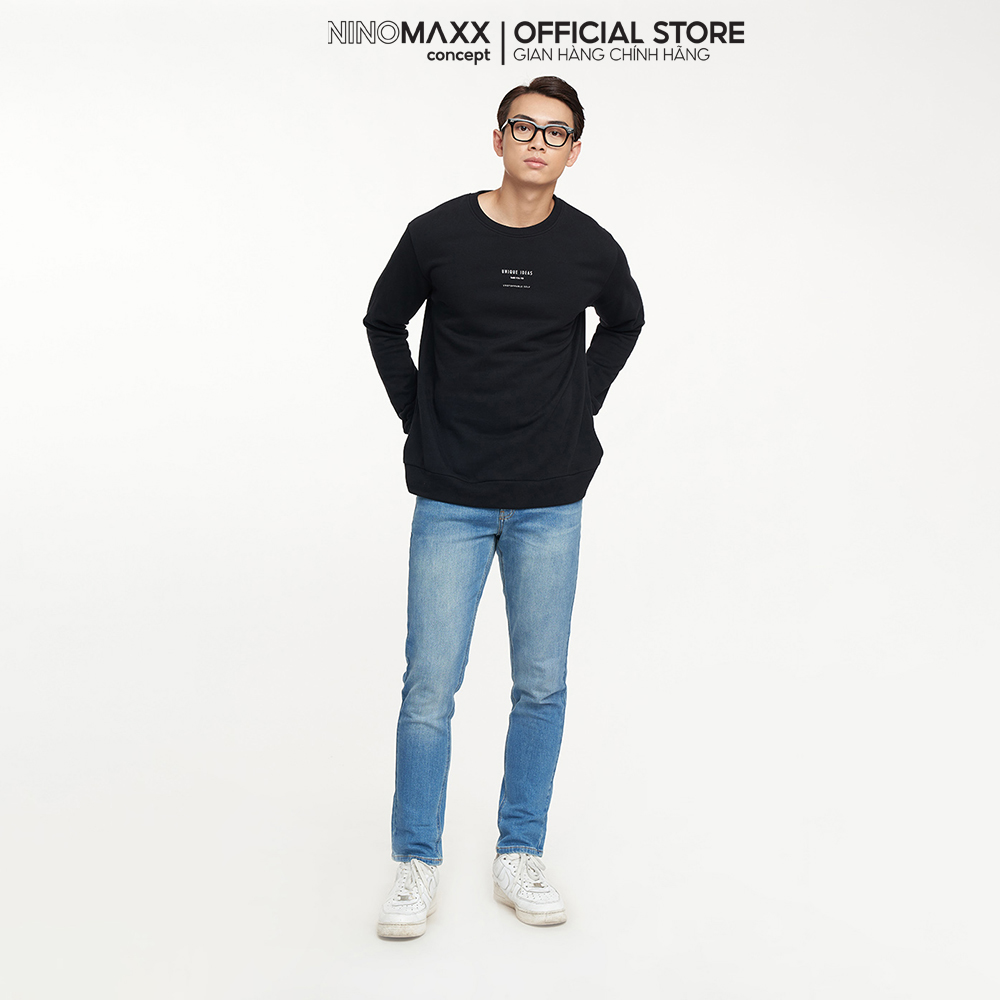 [CÒN SIZE M] Áo hoodies Basic Nam chất liệu cotton pha polyester NINOMAXX  2208029
